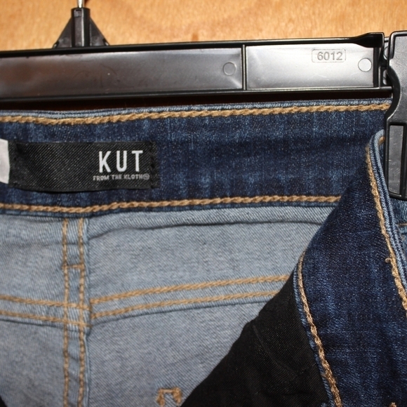 Kut From The Kloth Donna High Rise Fab Ab Ankle Skinny Jeans Dark Wash - Picture 5 of 6